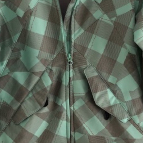 Salomon Green Print Jacket Womens Size XS - Picture 2 of 14